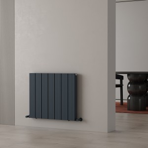 Carisa Chambord Double 600 x 695mm Anthracite Designer Aluminium Radiator