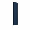 Karlstad 1800 x 410mm Sapphire Blue Double Flat Panel Vertical Designer Radiator