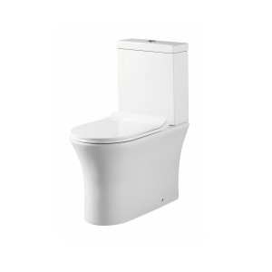 Imperio Corfu - Rimless Comfort Height Close Coupled Toilet With Cistern & Soft Close Seat 