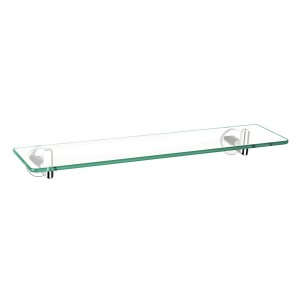Leith Glass Shelf Chrome