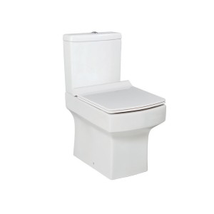 Imperio Lamia - Open Back Close Coupled Toilet With Cistern & Flat Soft Close Seat
