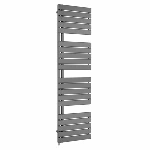 Kristiansund 1800 x 500mm Gunmetal Simple Electric Heated Towel Rail