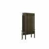 Bern 600 x 425mm Black Gold Four Column Horizontal Traditional Radiator
