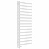 Kemi 1600 x 600mm Dual Fuel White Simple Electric Heated Towel Rail