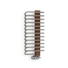 Terma Michelle Heated Towel Rail 780x400mm Nickel Gloss / Copper