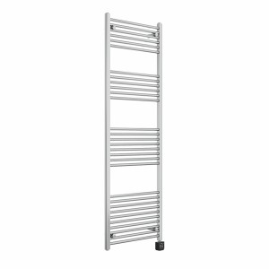 Bergen 1800 x 600mm Straight Chrome Thermostatic Wifi Control Electric Heated Towel Rail