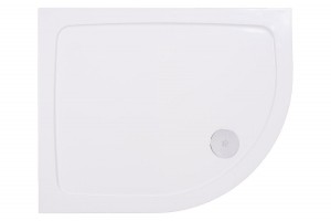 Essentials - Offset Quadrant Stone Shower Tray - Choice of Size