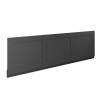 Imperio Bordeaux - 1700mm Traditional Front Bath Panel - Charcoal Grey