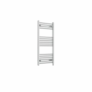Bergen 1000 x 500mm Straight Chrome Prefilled Electric Heated Towel Rail