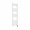 Bergen 1600 x 500mm Straight White Thermostatic Touch Control Electric Heated Towel Rail