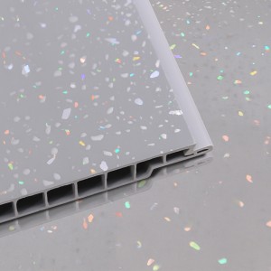 Murar - 1000x2400x10mm PVC Panel Pack of 1 - Gloss Grey Sparkle