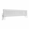 Bern 300 x 1460mm Traditional White Horizontal Four Column Radiator