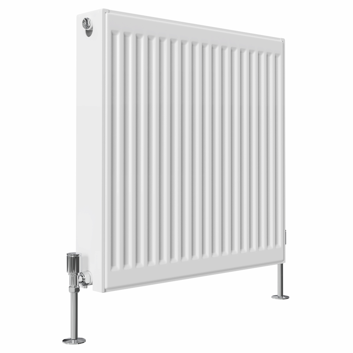 Type 22 H600 x W600 mm Compact Double Convector Radiator - White
