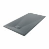Terra - 1500x800mm Slate Effect Rectangle Shower Tray Anthracite