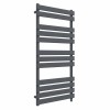 Juva 1200 x 600mm Sand Grey Flat Panel Simple Electric Heated Towel Rail