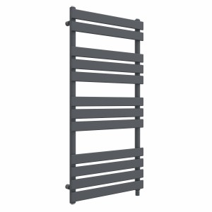 Juva 1200 x 600mm Sand Grey Flat Panel Simple Electric Heated Towel Rail