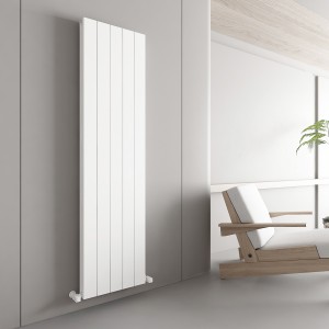 Carisa Nemo Double 1800 x 470mm White Designer Aluminium Radiator