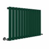 Lulea 600 x 900mm Moss Green Single Flat Panel Horizontal Designer Radiator