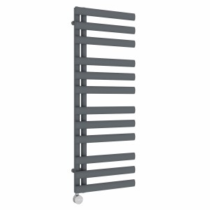 Kongsberg 1200 x 450mm Thermostatic Touch Control Electric Towel Rail - Choice of Colour