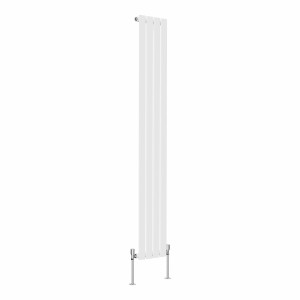 Karlstad 1800 x 274mm White Single Vertical Flat Panel Designer Radiator
