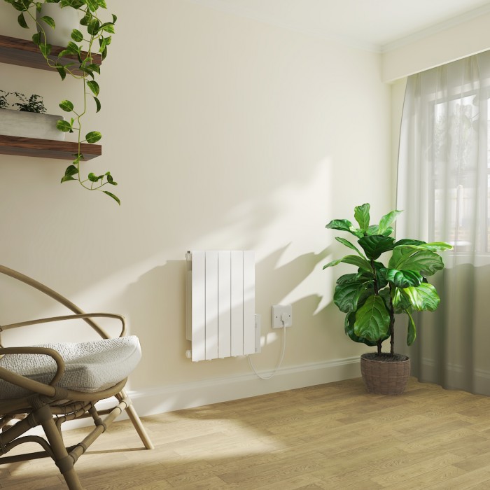 Radiator Wall Panel Space Heater Icon WiFi Vertical Electric