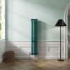 Bern 1500 x 290mm Blue Green Triple Vertical Column Radiator