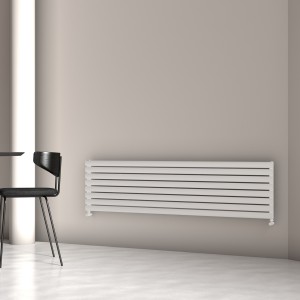 Carisa Tallis XL 470 x 1800mm White Designer Aluminium Radiator