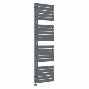 Kristiansund 1800 x 500mm Anthracite Thermostatic Touch Control Wifi Electric Heated Towel Rail