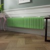 Bern 300 x 1460mm Pastel Green Triple Horizontal Column Radiator