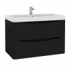Avon Black Wall Hung Basin Drawer Vanity Unit - 800mm