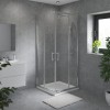 Ennerdale - 800 x 800mm Corner Entry Shower Enclosure - Chrome