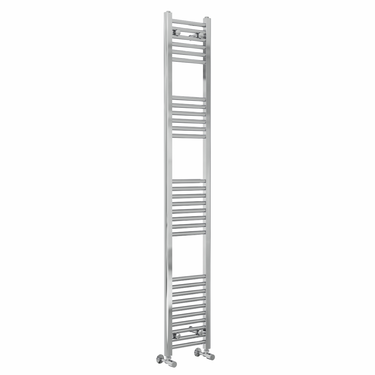 Bergen 1800 x 300mm Straight Chrome Heated Towel Rail