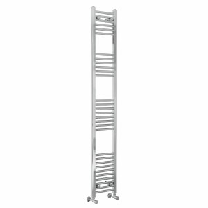 Bergen 1800 x 300mm Straight Chrome Heated Towel Rail