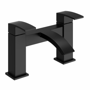 Camden Modern Bath Filler Mixer Tap Matt Black
