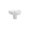 Cordoba 425mm 1 Tap-Hole Basin with Semi Pedestal