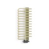 Terma Michelle 780 x 400mm Heated Towel Rail- Sparkling Cream Bars/Brushed Brass Making