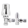 Designer Radiator 15mm Thermostatic Manual Valve Pack- Choice of Type & Colour
