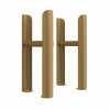 Bern Traditional Triple Column Radiator Feet - Metallic Gold