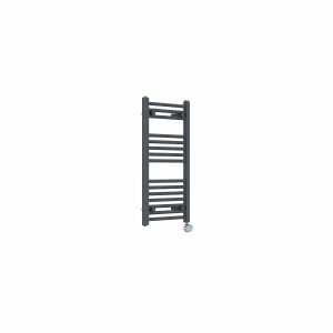 Bergen 800 x 400mm Straight Anthracite Thermostatic Touch Control Wifi Electric Heated Towel Rail