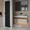 Carisa Elvino Bath 1800 x 370mm Black Designer Aluminium Towel Rail