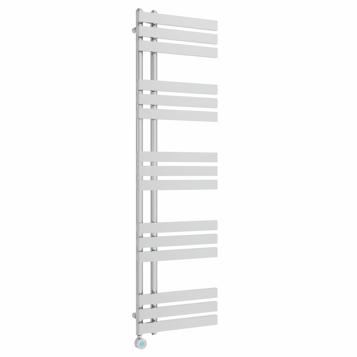 Koli 1600 x 450mm Chrome Thermostatic Touch Control Wifi Electric Heated Towel Rail