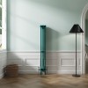 Bern 1500 x 200mm Traditional Blue Green Vertical Four Column Radiator