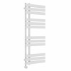 Koli 1200 x 450mm White Thermostatic Touch Control Electric Heated Towel Rail