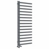 Kemi 1600 x 600mm Dual Fuel Anthracite Simple Electric Heated Towel Rail