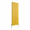 Karlstad 1600 x 546mm Zinc Yellow Double Flat Panel Vertical Designer Radiator