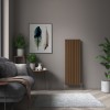 Karlstad 1600 x 546mm Black Copper Double Vertical Flat Panel Designer Radiator