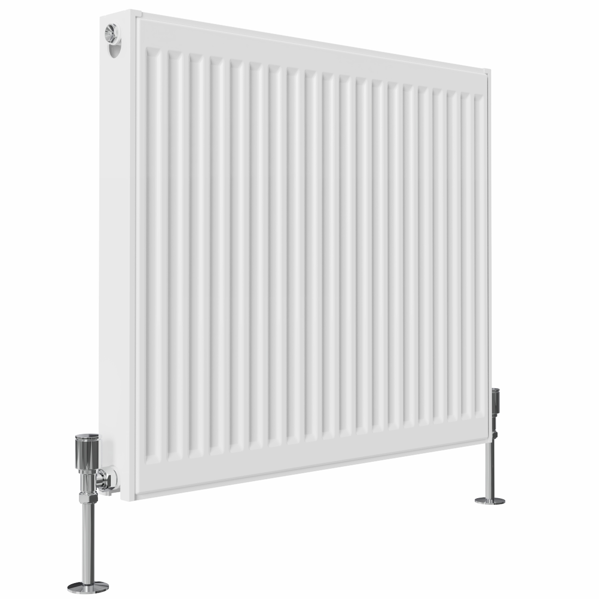 Type 21 H600 x W700 mm Compact Double Panel Single Convector Radiator - White
