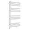 Koli 1200 x 600mm White Thermostatic Touch Control Electric Heated Towel Rail