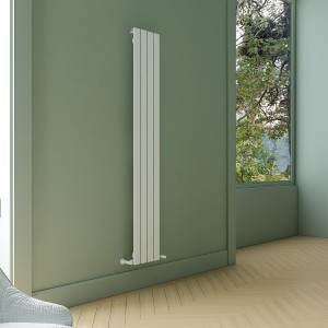 Carisa Plata 1800 x 280mm White Designer Aluminium Radiator