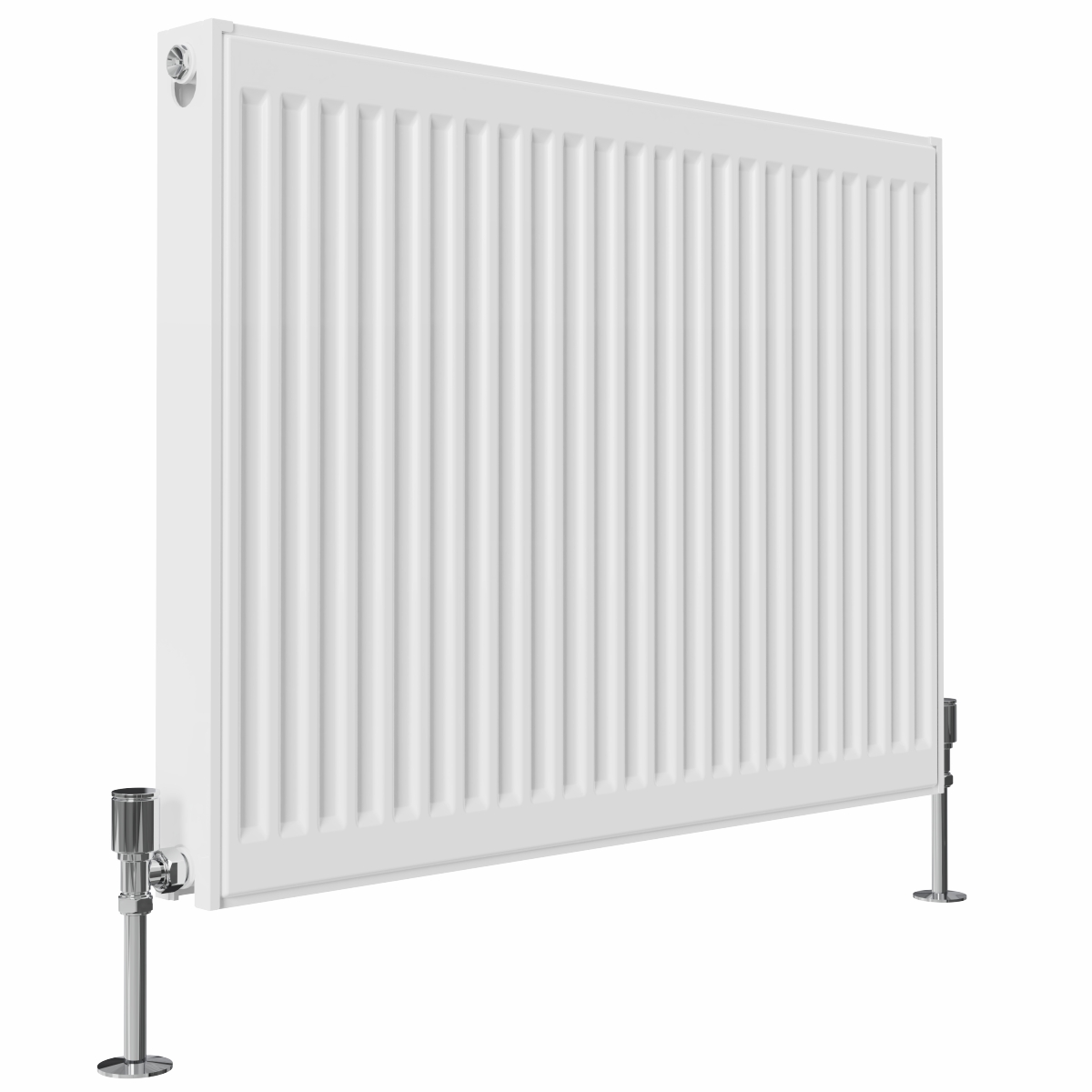Type 21 H600 x W800 mm Compact Double Panel Single Convector Radiator - White
